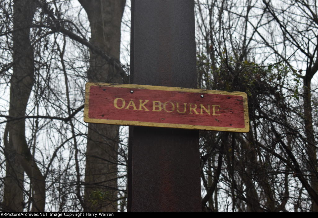 Oakbourne Station Sign